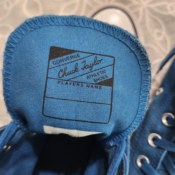 Converse All Star Teal/Blue High-Top Sneakers Women's Size 7 - Picture 9 of 12